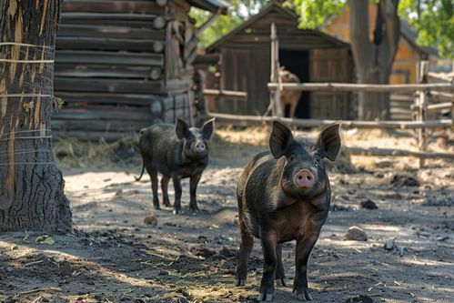 家猪饲养家禽家畜图片 摄影图 下载至来源处